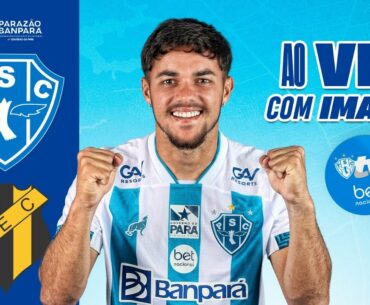 #PapãoTV:  PAYSANDU X CASTANHAL  (AO VIVO E COM IMAGENS) - PARAZÃO 2023