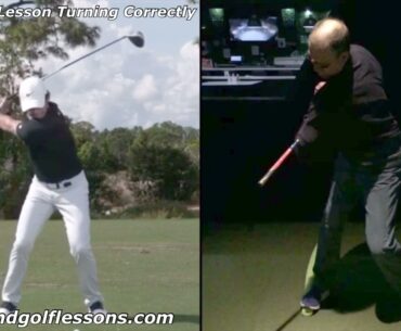 Proper Turn in the Takeaway - In-Person Golf Lessons - How to Rotate in the Golf Swing
