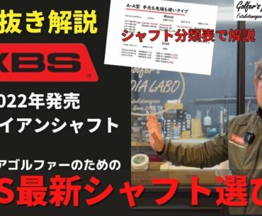 【シャフト解説切り抜き動画】2022年発売最新KBSアイアンシャフト。手元硬め、先硬めのAA型の方なら必見。アイアンシャフトの選び方を分類表でわかりやすく解説します。ぜひシャフト選びの参考にして下さい