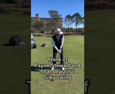 The rhythm of the golf swing is in your arms.
