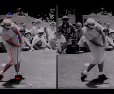 Mickey Wright / Babe Didrikson Zaharias - Golf Swing - Tracer - Legends