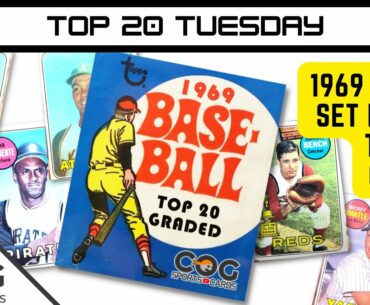 TOP 20 TUESDAY - 1969 TOPPS Set Break - Top 20 Cards - All Graded