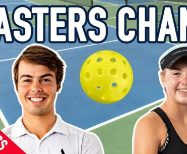 MASTERS Champ Ben Johns & Anna Leigh Waters at Masters Championship Tourney