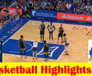 West Virginia vs #3 Kansas Basketball Game Highlights 2 25 2023
