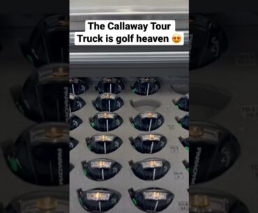 Like a kid in a candy store 🍭 #callaway #golf
