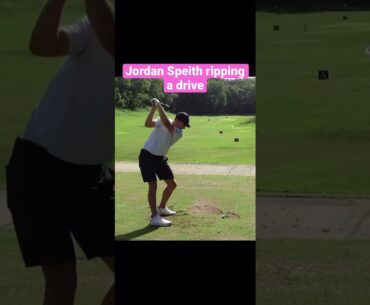 Jordan Speith ripping a drive! #jordanspieth #golf #shorts