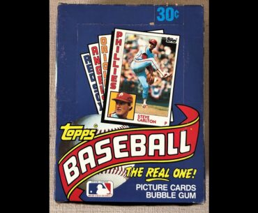 Topps 1984 & Donruss 1987 Box Break Finale!