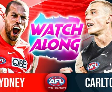 SYDNEY SWANS vs CARLTON | 2023 Pre-Season AFL Live Reaction