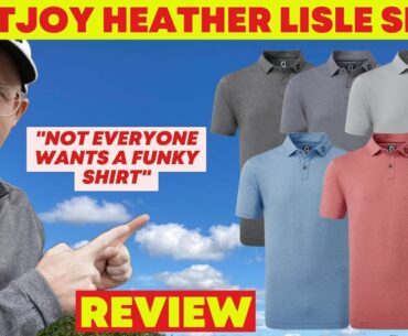 The Ultimate Review of FootJoy Heather Solid Lisle Golf Polo Shirt