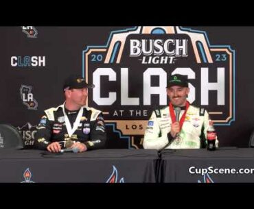 NASCAR Clash at the L.A. Coliseum 2023: Kyle Busch, Austin Dillon post race