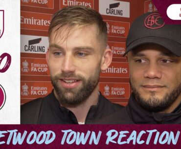 Burnley 1-0 Fleetwood Town | REACTION | Vincent Kompany & Charlie Taylor