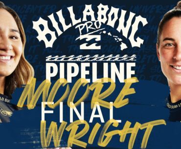 Carissa Moore vs Tyler Wright | Billabong Pro Pipeline 2023 - Final Heat Replay