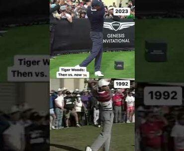 A look back at Tiger’s swing in his very first PGA TOUR event 👀