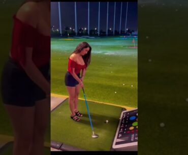 WHO DO YOU THINK WON?😜 #shorts #mirfam #golf #topgolf
