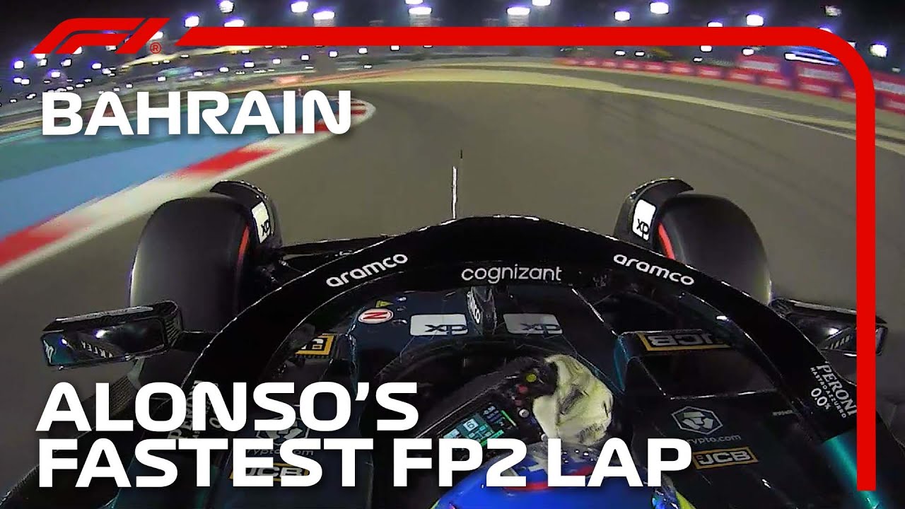 Fernando Alonso's Fastest Lap in FP2 2023 Bahrain Grand Prix FOGOLF