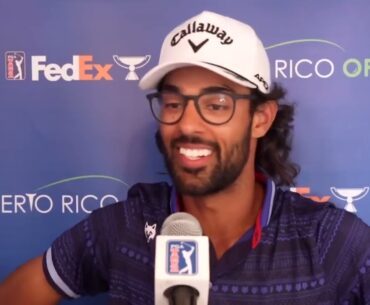 Akshay Bhatia Sunday Flash Interview 2023 Puerto Rico Open