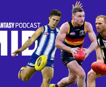 Fantasy midfielders, Tom Mitchell, Gabelich's training notes