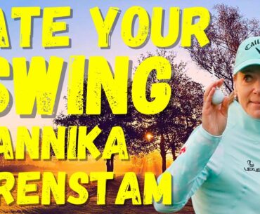 Annika Sörenstam Golf Swing TRACED ⛳️ #shorts #golf
