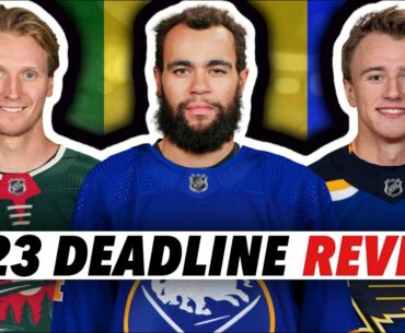 REVIEWING THE 2023 NHL TRADE DEADLINE