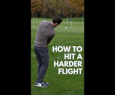 How to hit a Harder Flight around the Greens #shorts