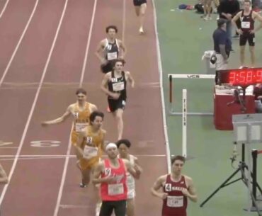 Connor Burns Becomes 5th U.S. High Schooler To Break 4:00 Indoors!