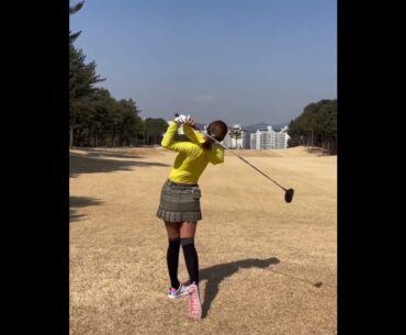 곽예빈 시원한 스윙아크 💯💯  ⭕️ #golf  #골프  | GOLF VN #shorts