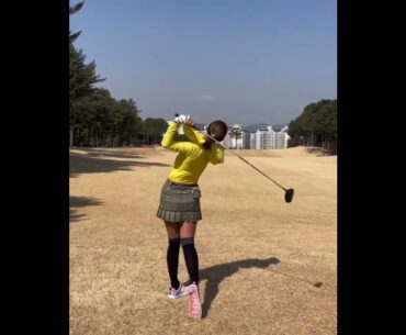 곽예빈 시원한 스윙아크 💯💯  ⭕️ #golf  #골프  | GOLF VN #shorts