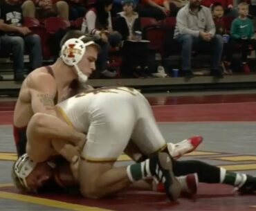 174lbs Julien Broderson ISU fall Hayden Hastings WYO