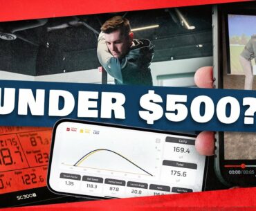 Best Launch Monitor Under $500!? // Swing Caddie SC300i Review