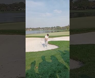 Patrick Rodgers' Slow Motion out of the Sand trap! #FloridaGolfLife #ThisisFloridaGolfLife #GolfLife