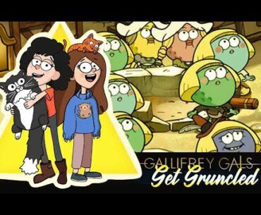 REACTION, GRAVITY FALLS, 2x3, Gallifrey Gals Get Gruncled! s2Ep3, THE GOLF WAR