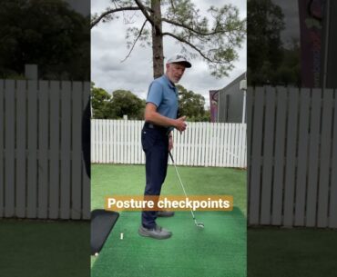 Here are a couple of simple checkpoints for getting correct posture. #shorts