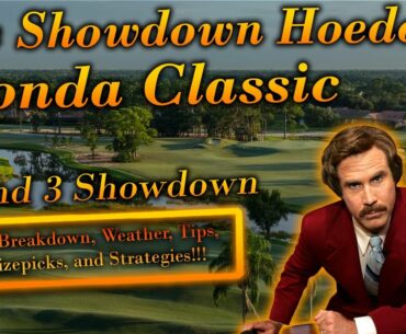 PGA DFS: Showdown Hoedown Round 3 | Honda Classic | DraftKings Strategies | PrizePicks | (Not) Picks