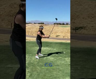 Crazy Happy Gilmore by Golf Girl 😲 #shorts #shortsfeed #girlswhogolf