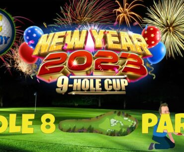 Master, QR Hole 8 - Par 4, EAGLE - New Year 2023 9-Hole cup, *Golf Clash Guide*
