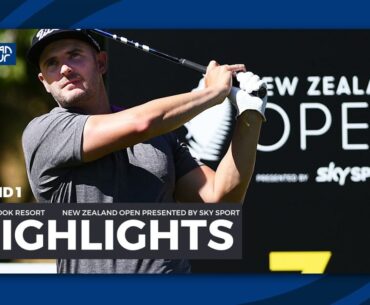 Wood shoots course record 61 to lead | Round 1 highlights | New Zealand Open presented by SKY SPORT