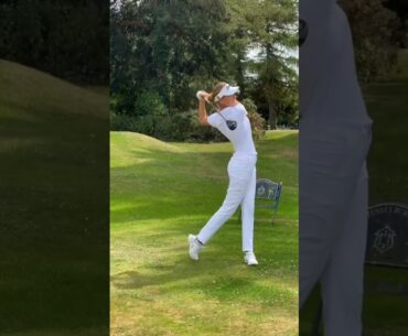 Beauty & Golf! Chiara Noja golf swing motivation. #shorts, #golfshorts , #golfswing, #ladiesgolf