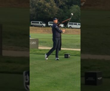 Rare!  A close-up shot of Justin Rose