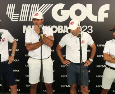 Team Fireballs LIV Golf Press Conference Mayakoba