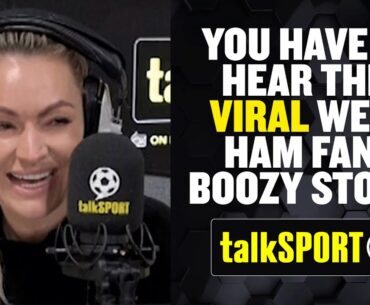 VIRAL West Ham fan calls up after he gets UberEats alcohol delivery to Brighton bound train 📞😂