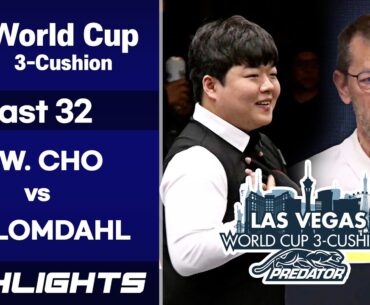 Last 32 - 조명우 Myung Woo CHO vs 토브욘 블롬달 Torbjorn BLOMDAHL. H/L