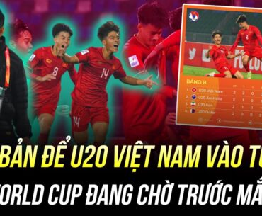 TẤT TẦN TẬT KỊCH BẢN ĐỂ U20 VIỆT NAM VÀO TỨ KẾT U20 CHÂU Á: WORLD CUP ĐANG CHỜ TRƯỚC MẮT