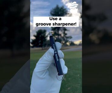 Every golfer needs a groove sharpener! (Link in Bio) #caddysplash #golfclub