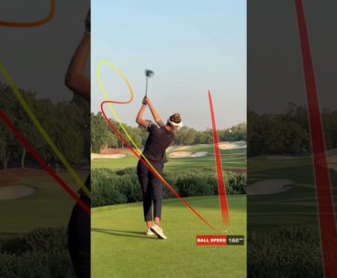 Chiara Noja golf swing in slow motion 🔥