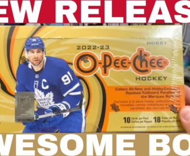 AMAZING BOX! NEW RELEASE! Opening a hobby box of 2022-23 O-Pee-Chee Hockey!