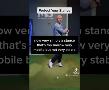 Perfect Your Stance #golf #golfer #golfswing #golfcoach #golfing #golftips #golfclub #youtubeshorts
