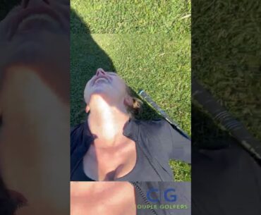 Golf Girl At Coyote Springs Golf Club Says Pour My Drink | Hold My Beer | Then Hits Her Shot #shorts