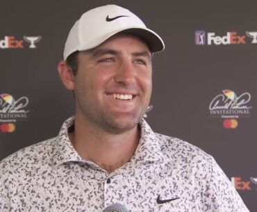 Scottie Scheffler Thursday Flash Interview 2023 Arnold Palmer Invitational · Round 1