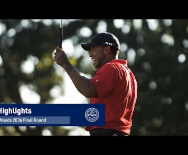 Every Shot from Tiger Woods' WINNING 4th Round | PGA Championship 2006