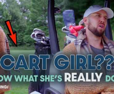 When you bring your girlfriend to the golf course